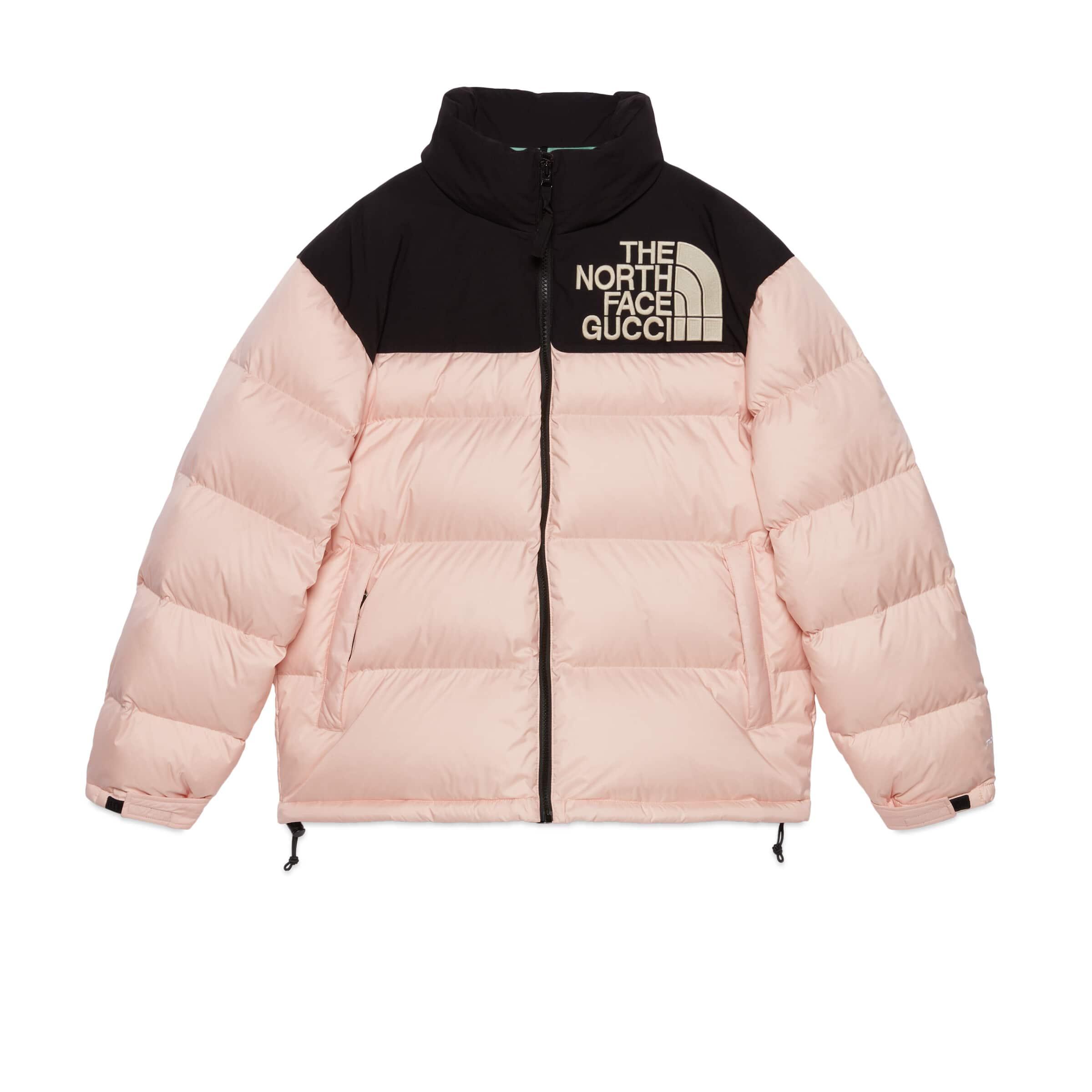 Chaqueta acolchada the north face x Gucci de Tejido sintético de color Rosa  | Lyst