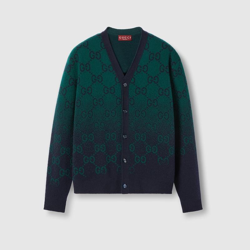 gucci-green-Cardigan-De-