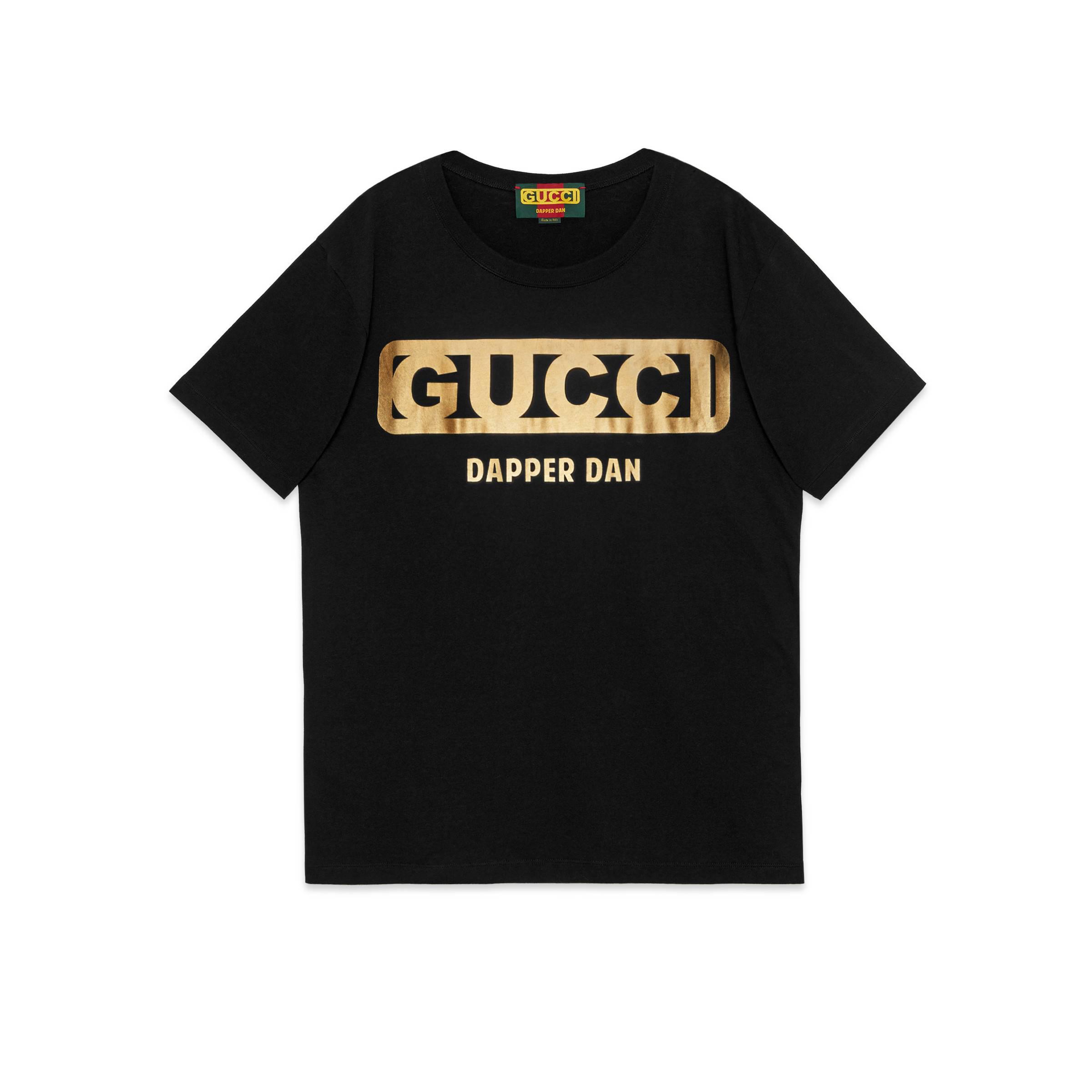 Gucci Oversize -dapper Dan T-shirt in Black for Men - Lyst