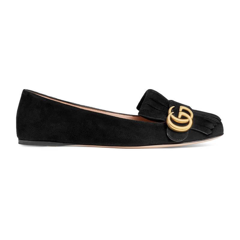 Gucci suede ballet flat Clearance
