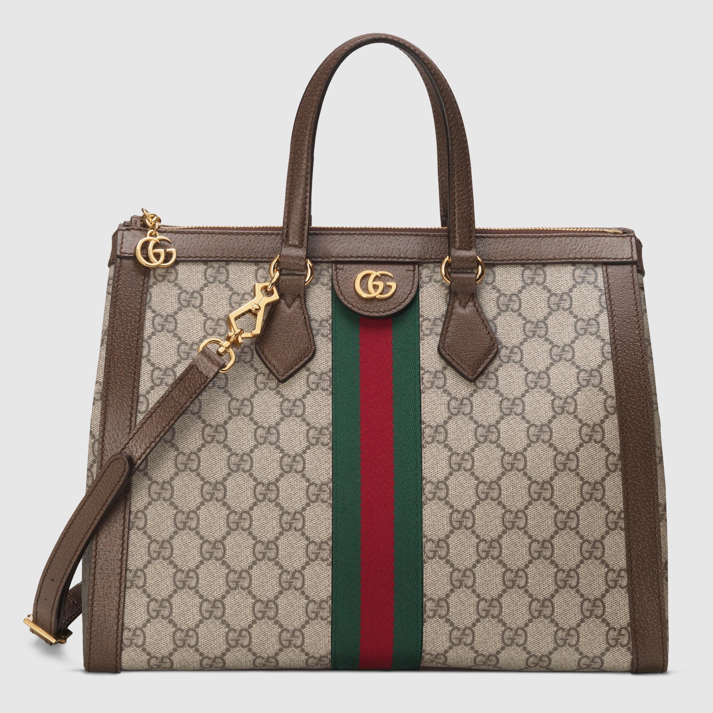 Topgrade 】2022 new style Gucci 2 in1 Luxury Large Neverfull zipper ophidia  tote bag with wallet Fo