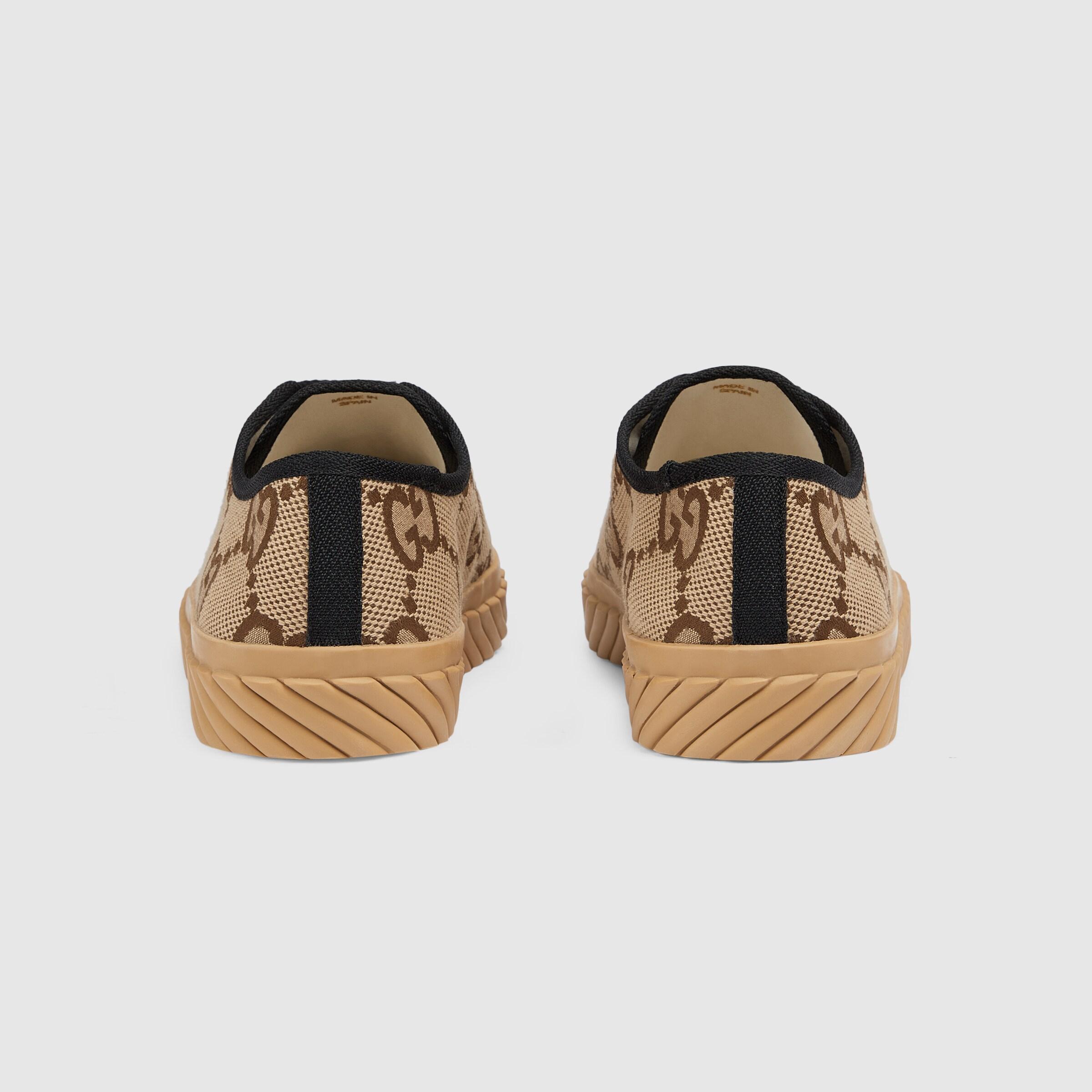 Gucci Maxi GG Sneaker in Brown for Men | Lyst