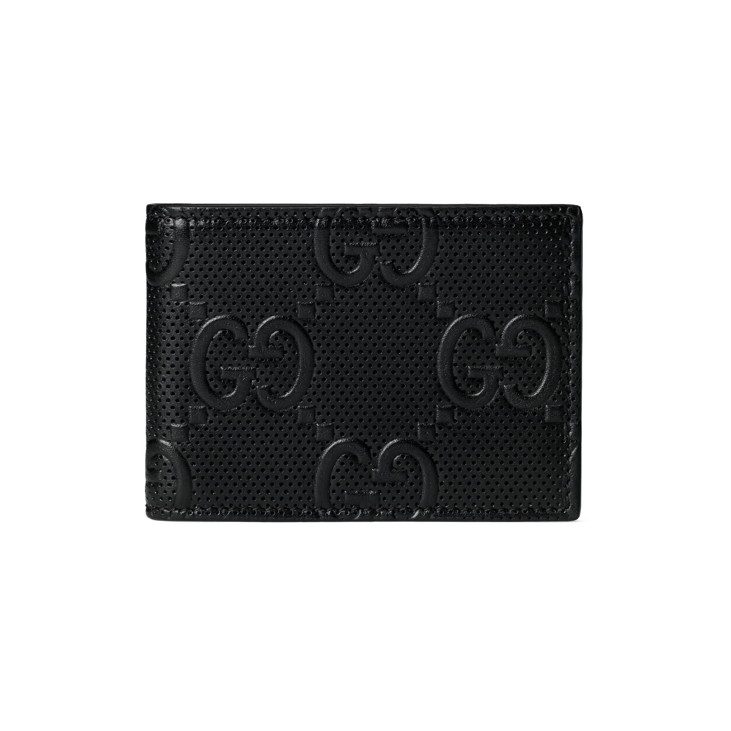 Gucci Leather GG Embossed Bifold Wallet in Black for Men Lyst