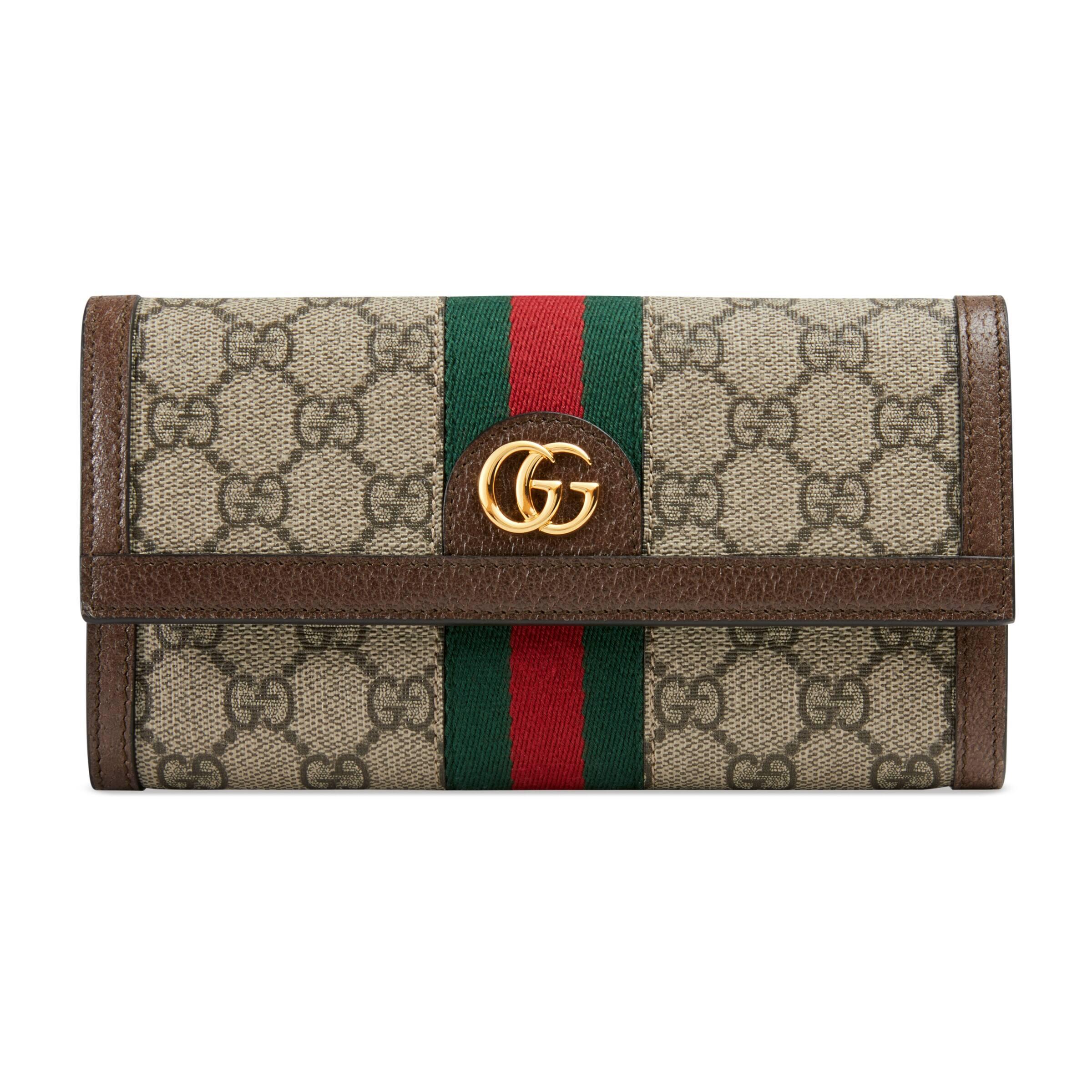 Gucci Canvas Ophidia gg Continental Wallet in Brown - Save 14% - Lyst