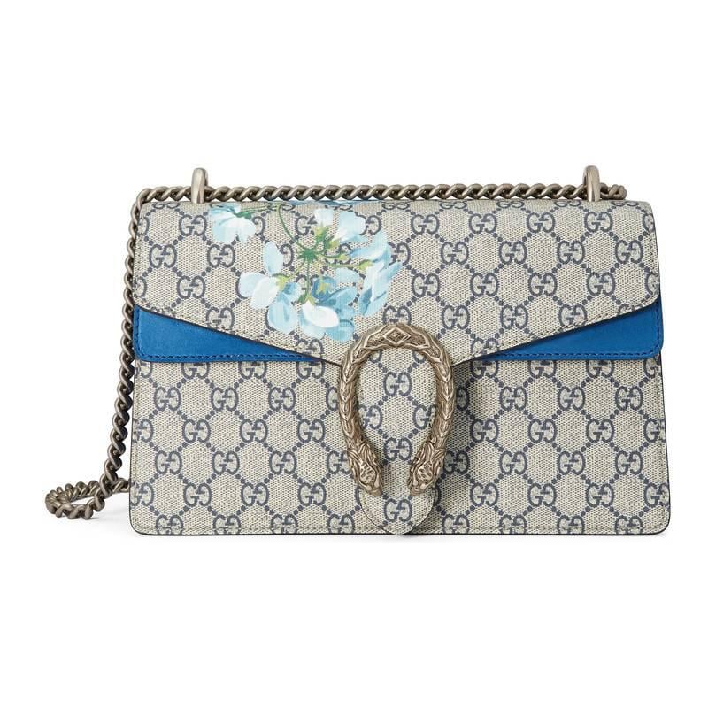 dionysus small gg blooms shoulder bag