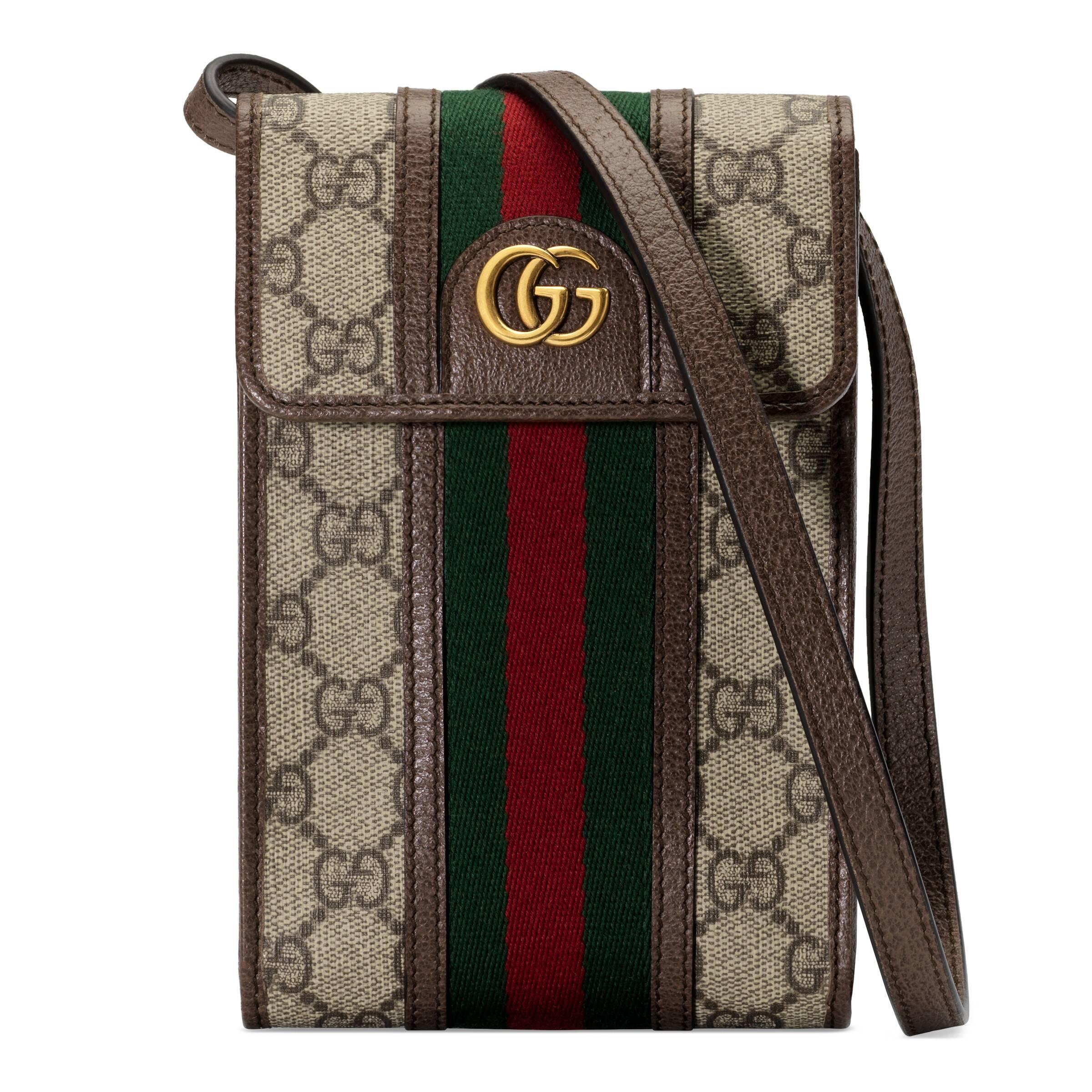 Gucci Canvas Ophidia GG Mini Bag in Beige (Natural) for Men - Lyst