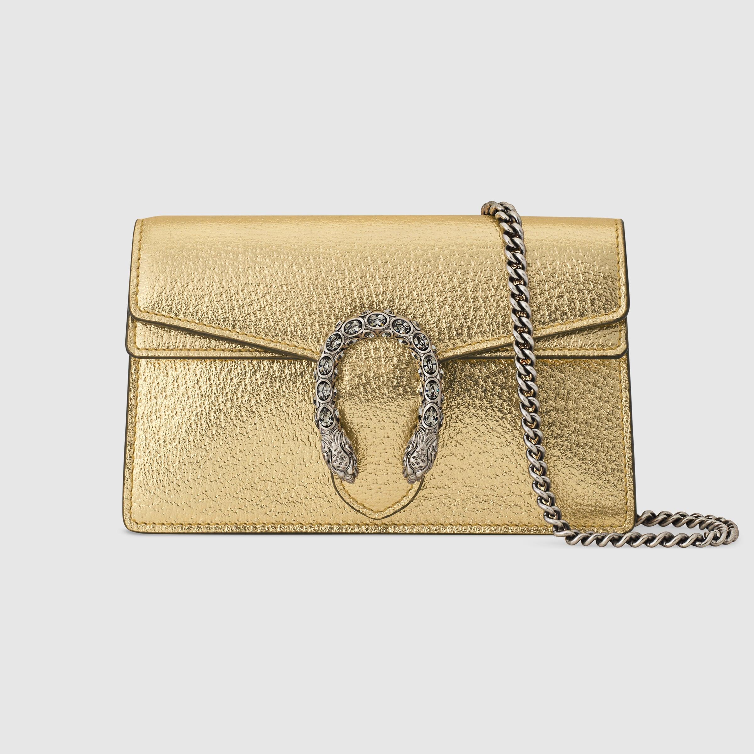 Gucci Dionysus Leather Super Mini Bag (Varied Colors)