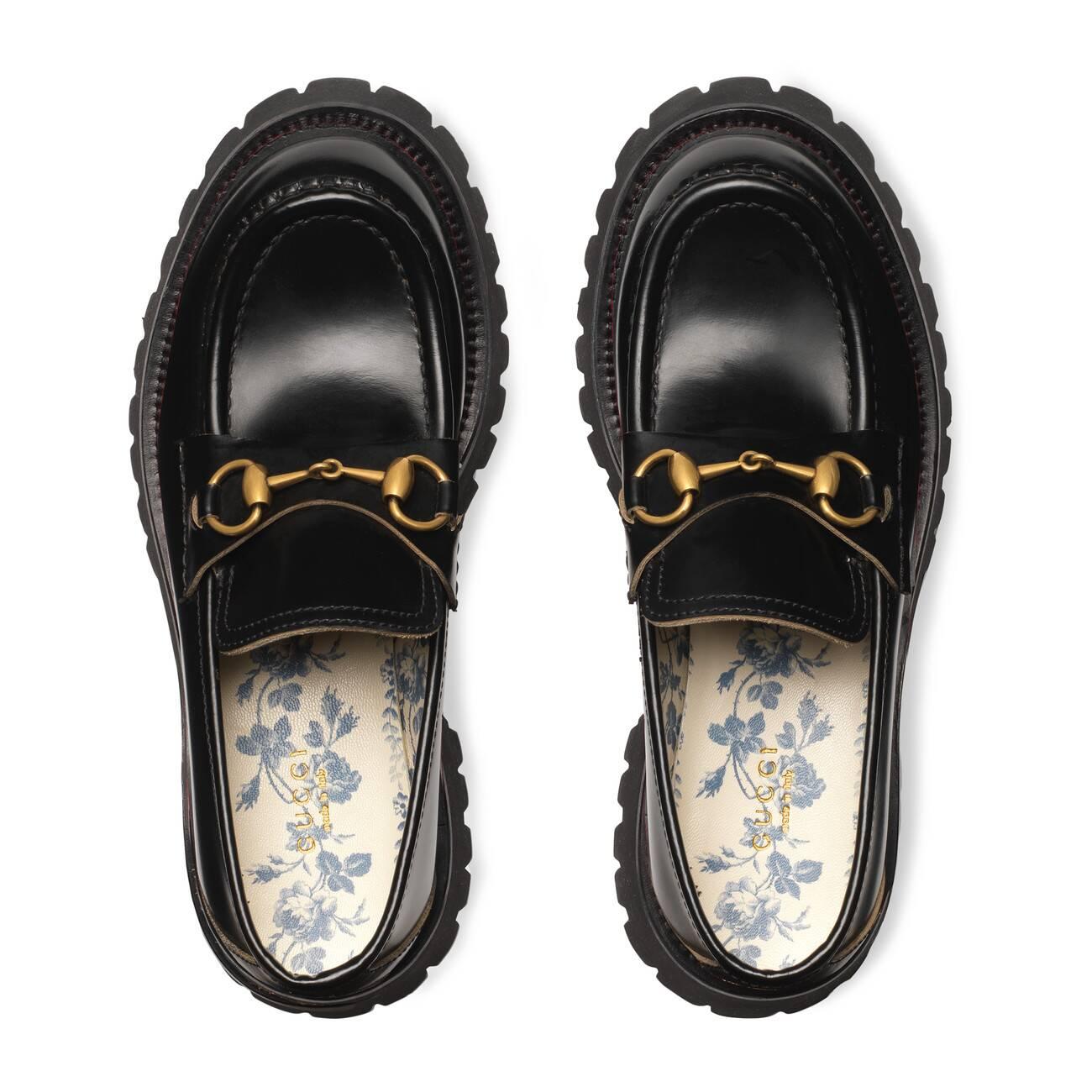 gucci leather loafers