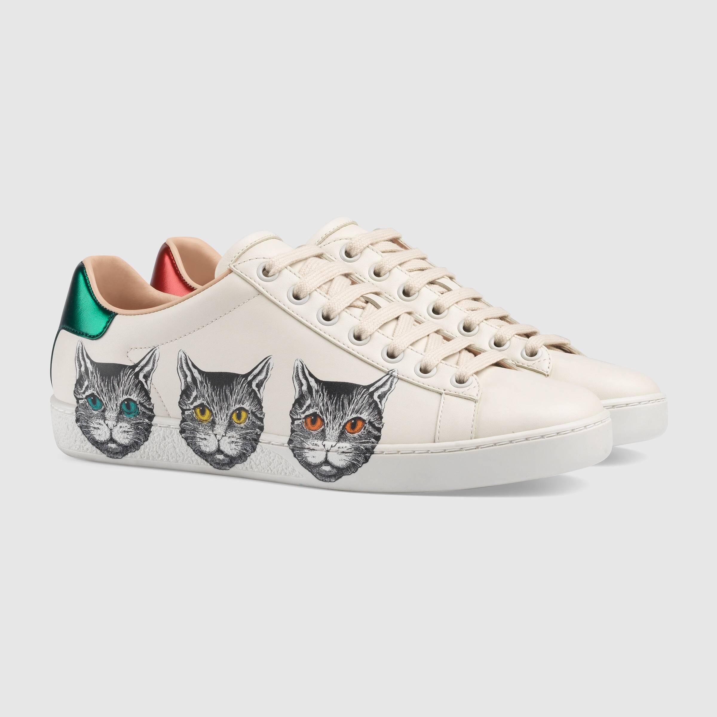 gucci sneakers cat