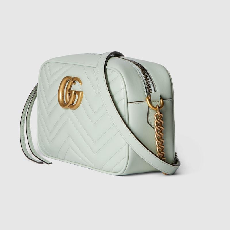 Gucci GG Marmont matelassé shoulder bag - White