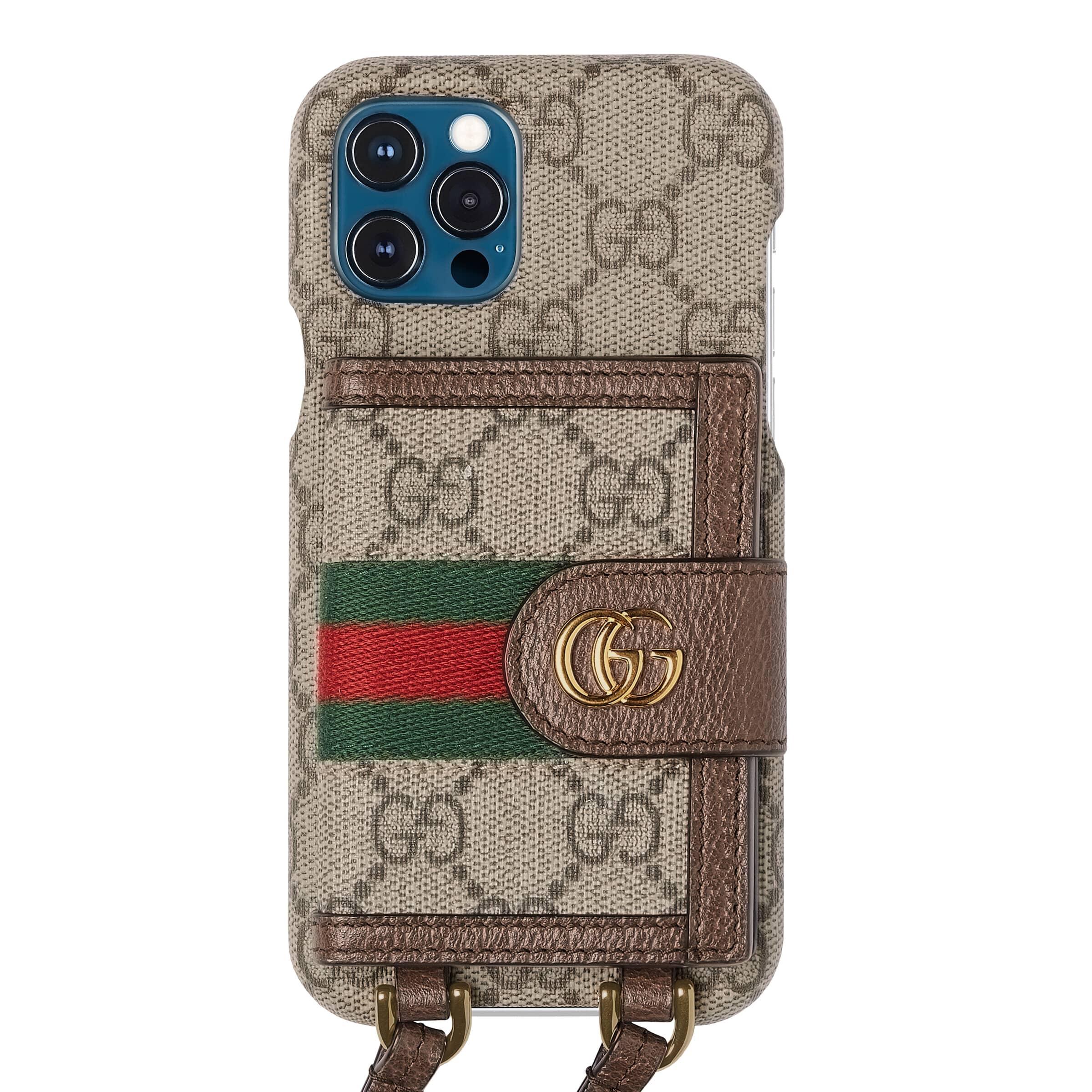Shop GUCCI Ophidia case for iPhone 14 Pro Max (753611K5I0S9742 ,  753610K5I0S9742, 753609K5I0S9742) by Ohana_
