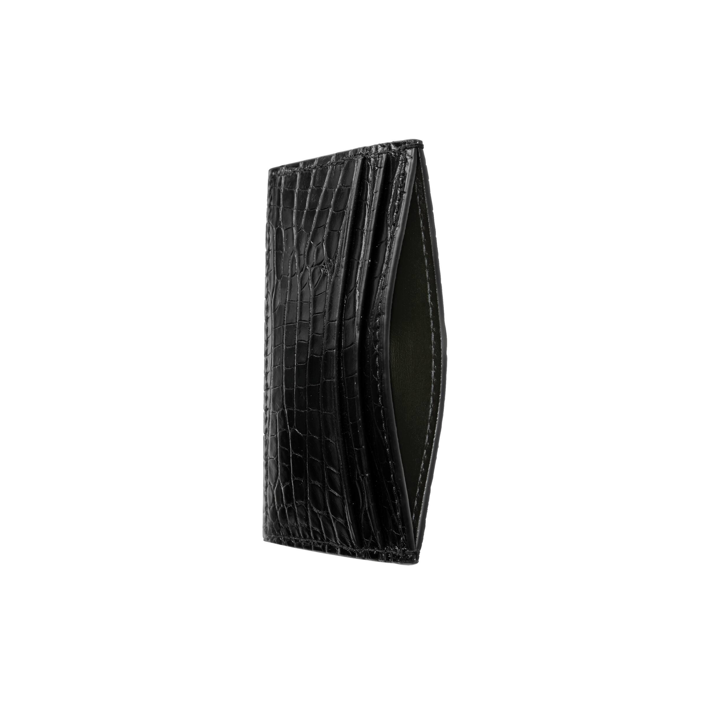 gucci crocodile card case