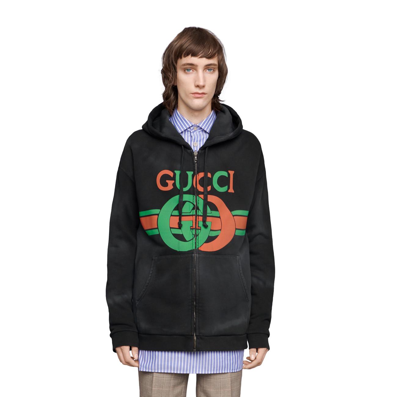 gucci hoodie green