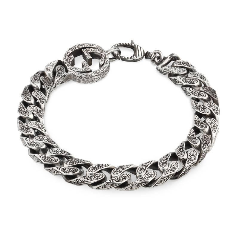 silver chain bracelet