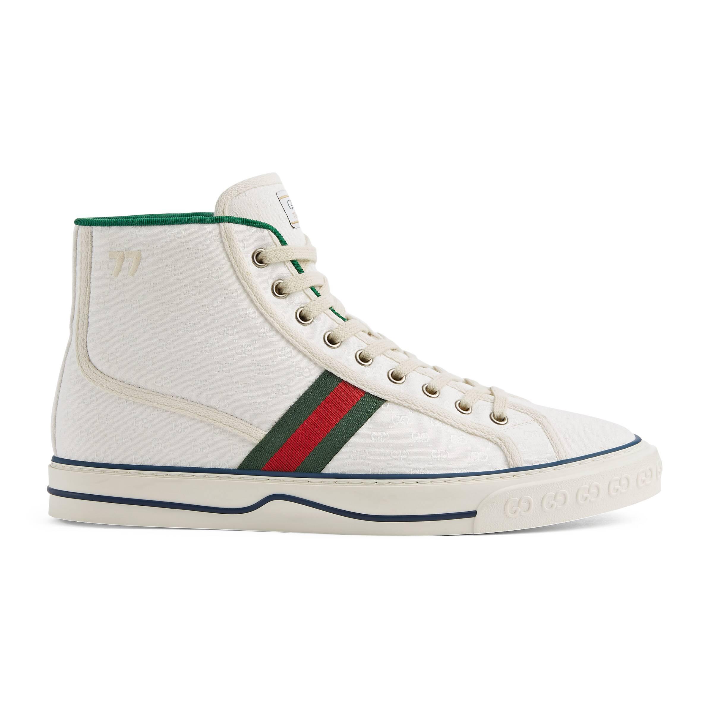Gucci Tennis 1977 High Top Sneaker in White for Men - Lyst