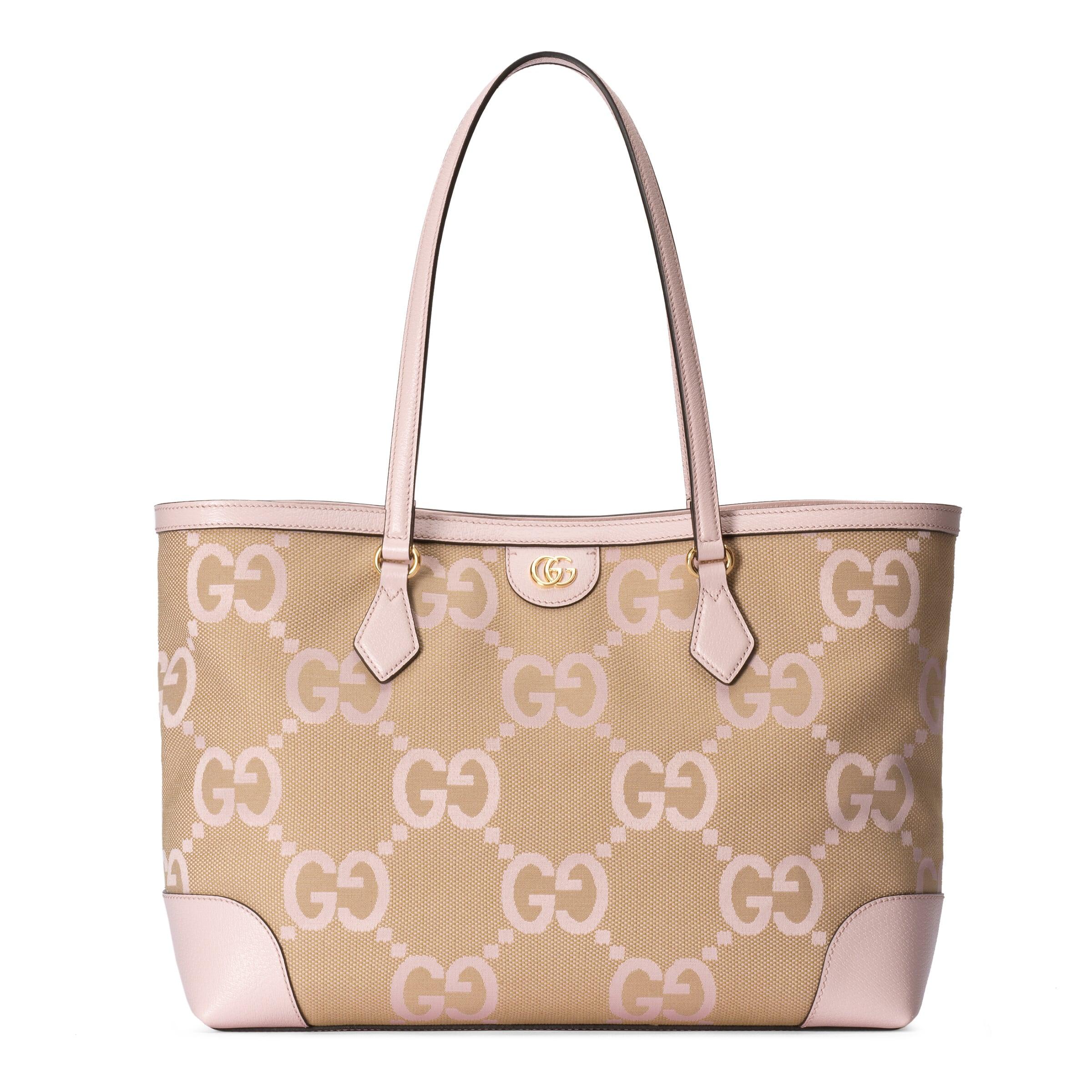 Gucci Ophidia Jumbo GG Medium Tote in Natural | Lyst