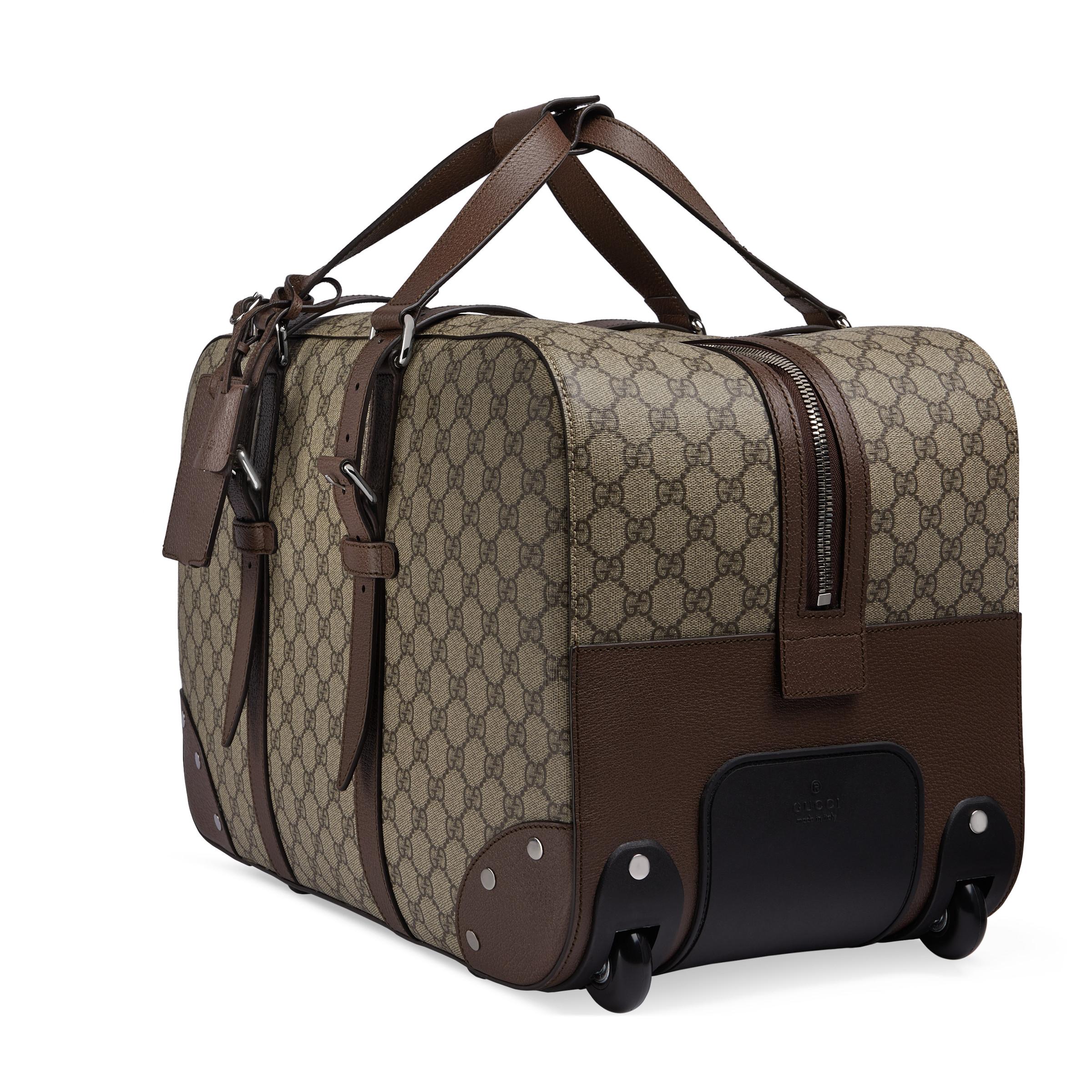 Gucci Carry-on With Wheels in Natural for Men | Lyst
