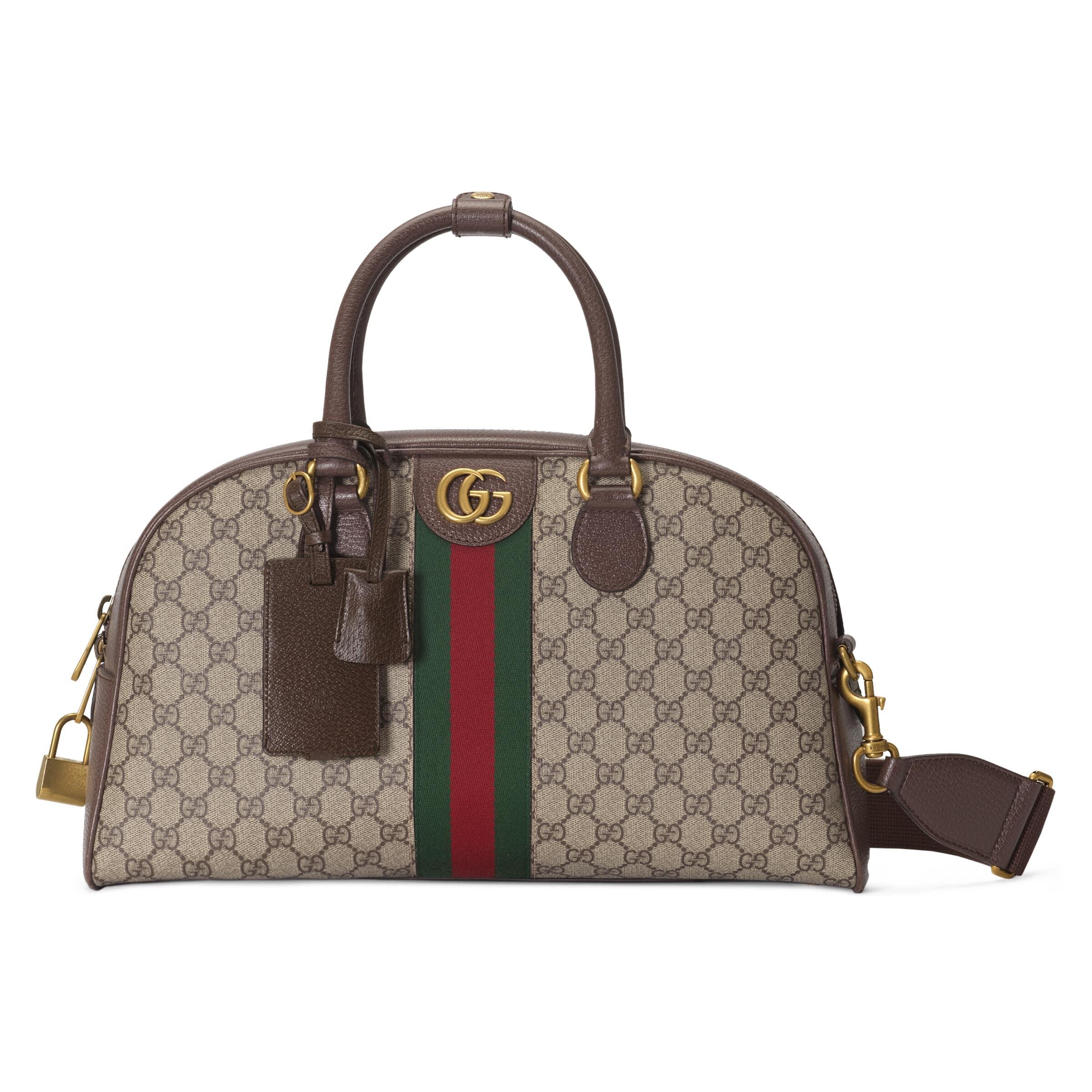 Gucci Savoy Medium Bowling Bag in Brown for Men | Lyst