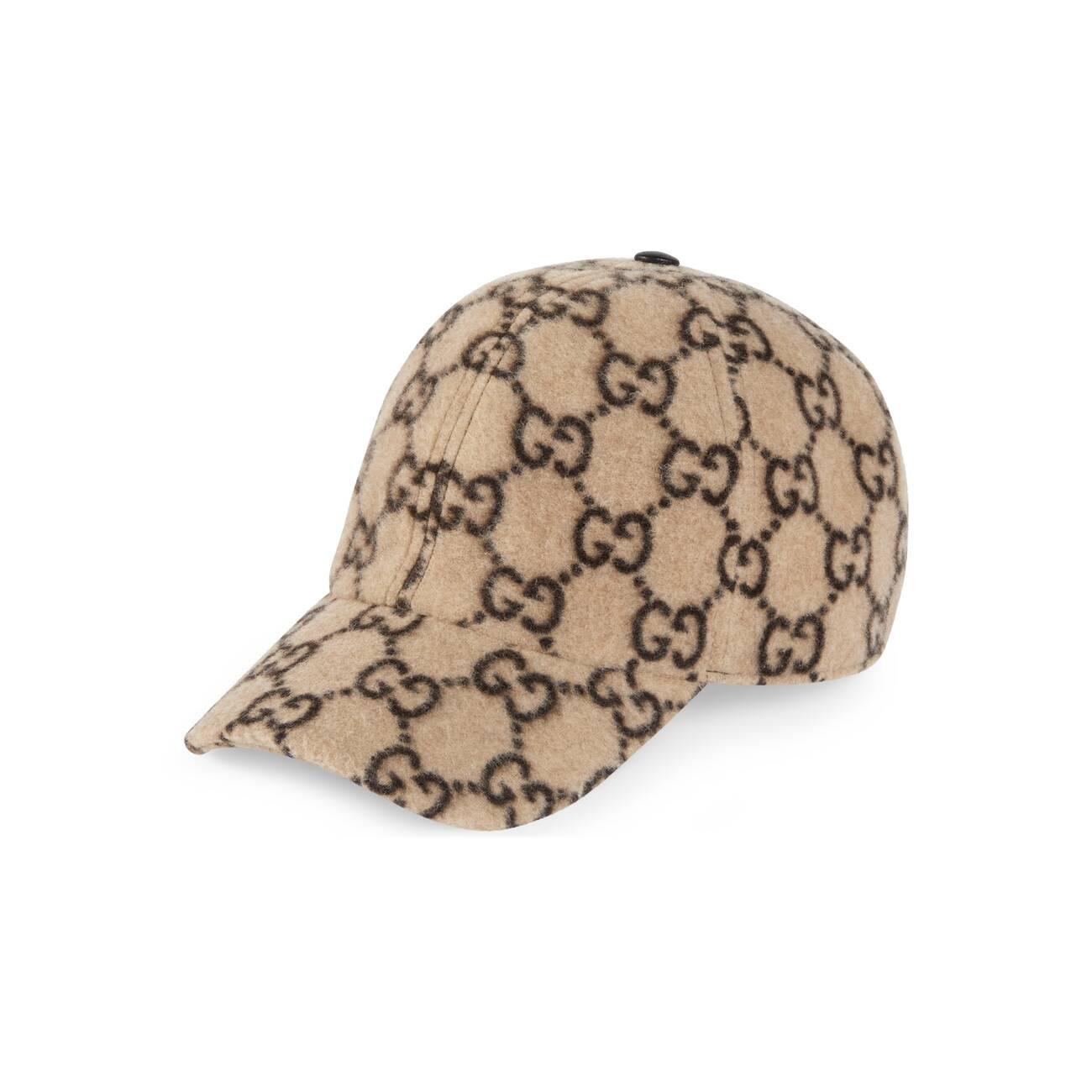 Gucci GG Wool Baseball Hat in Black for Men | Lyst