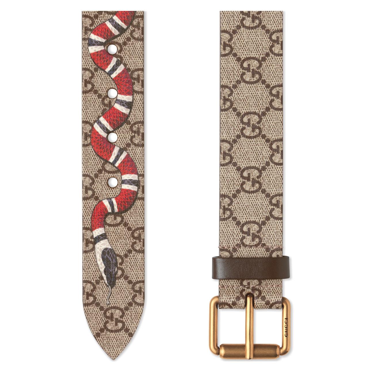 gucci belt snake men