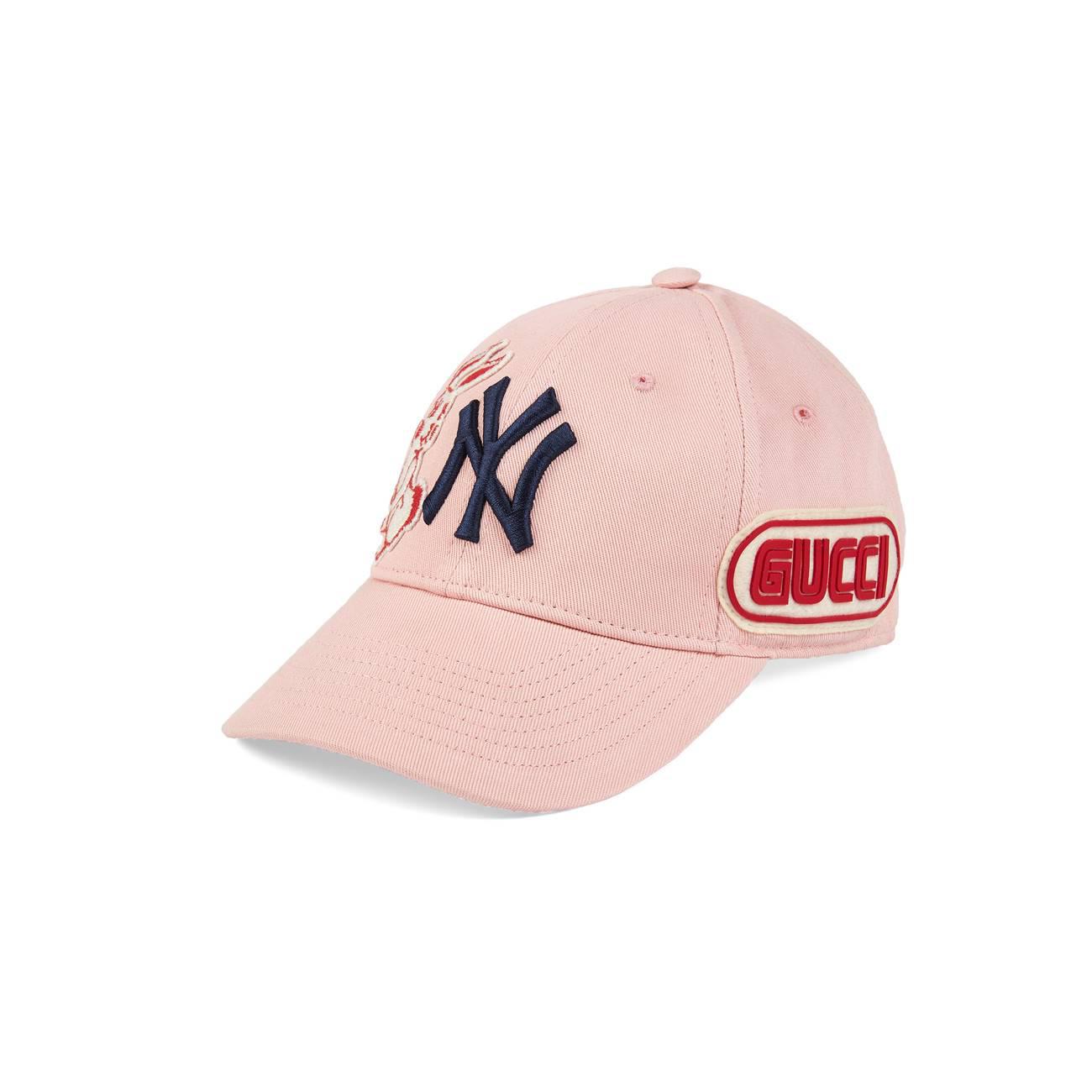 Gucci Baseball Cap With Patch Pink | Lyst