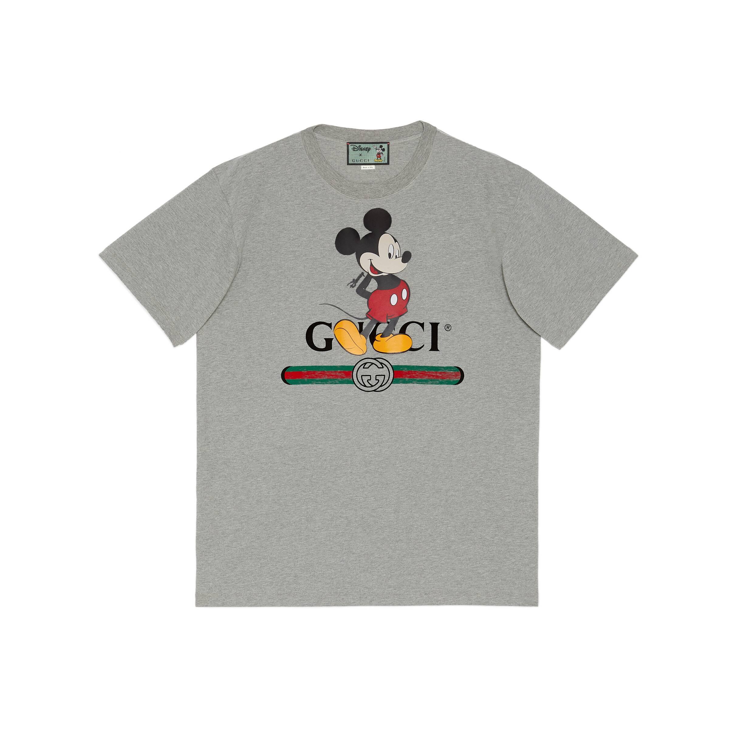 Gucci Cotton Disney X Oversize T-shirt in Grey (Gray) for Men - Lyst