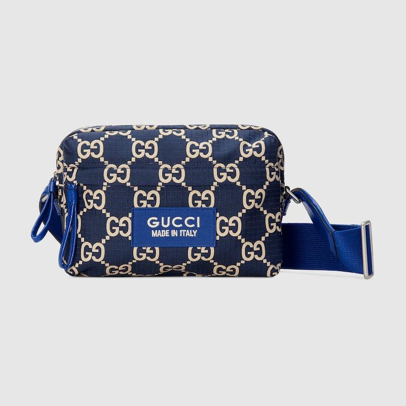 Herren Messenger Bag von Gucci in Blau Lyst DE