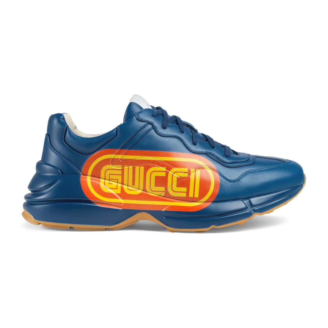 blue gucci shoes