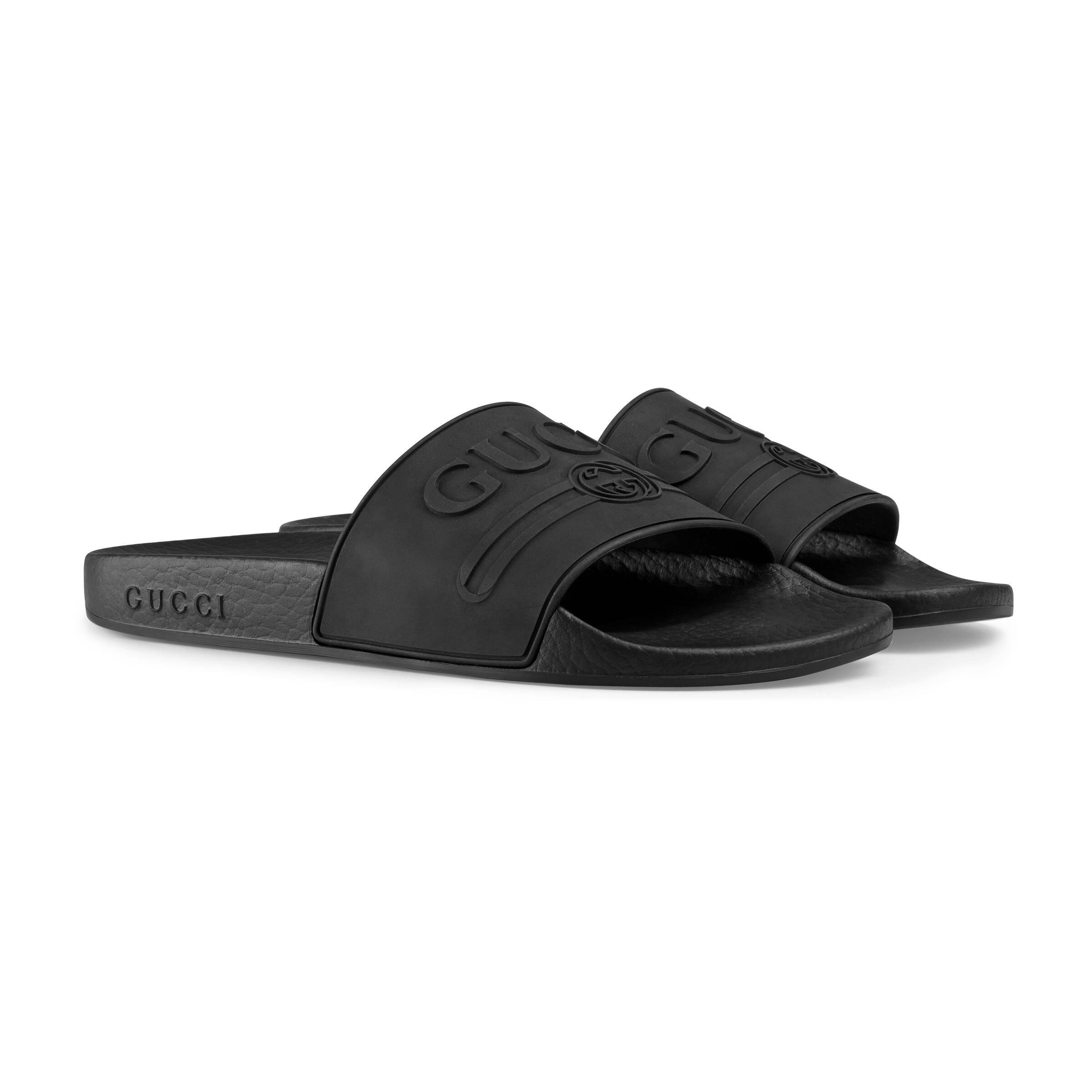 pursuit gucci rubber slide