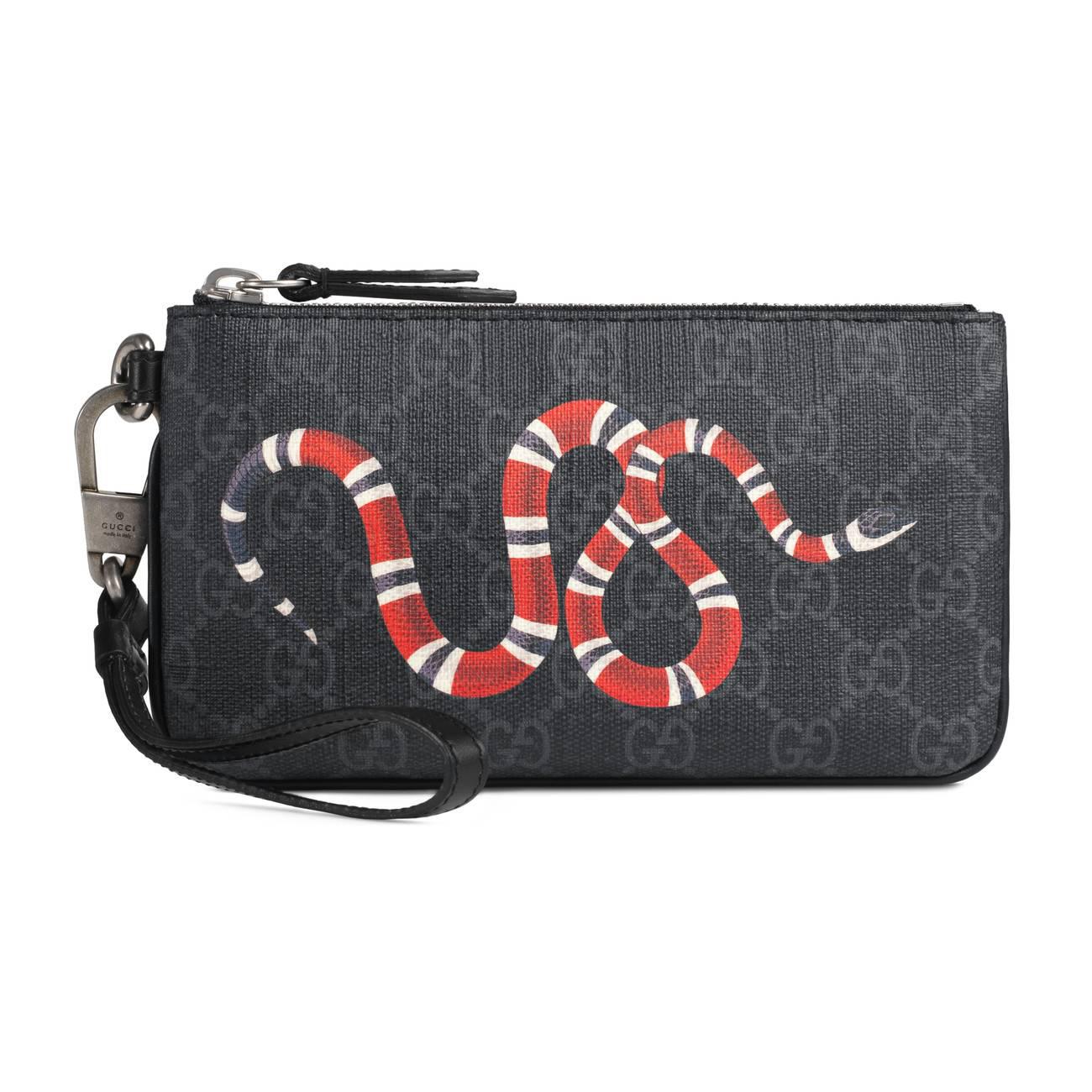 gucci kingsnake pouch
