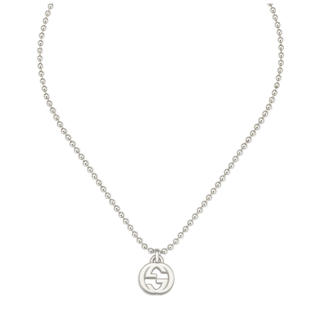 gucci necklace womens silver