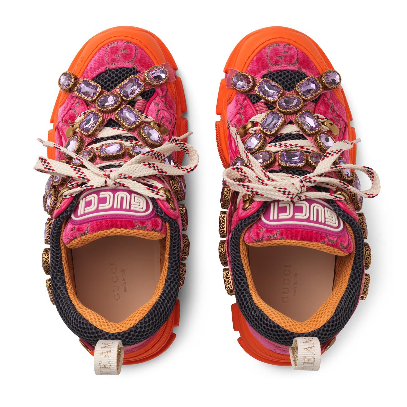 pink and orange gucci sneakers