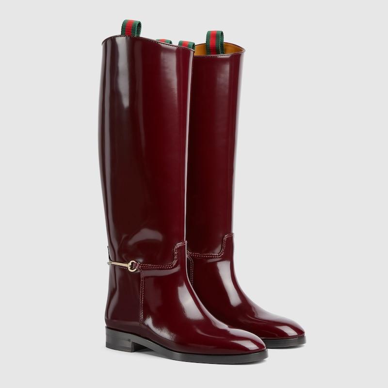 GUCCI グッチ 24 ショートブーツ ホースビット コマンドソール