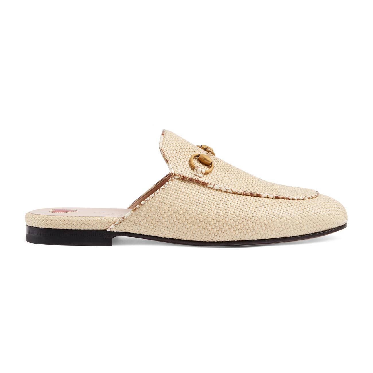 princetown raffia slipper