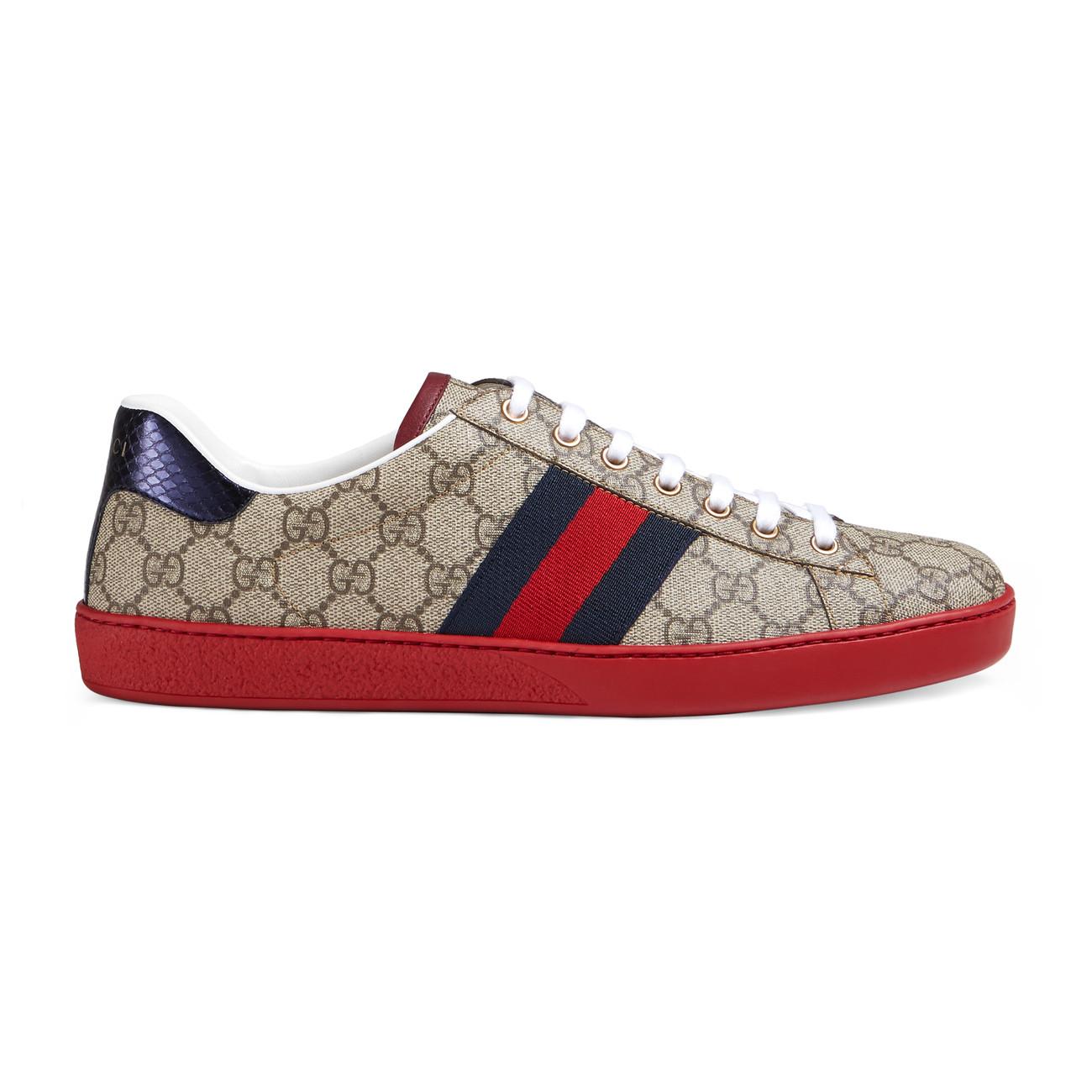 gucci ace bee trainers mens