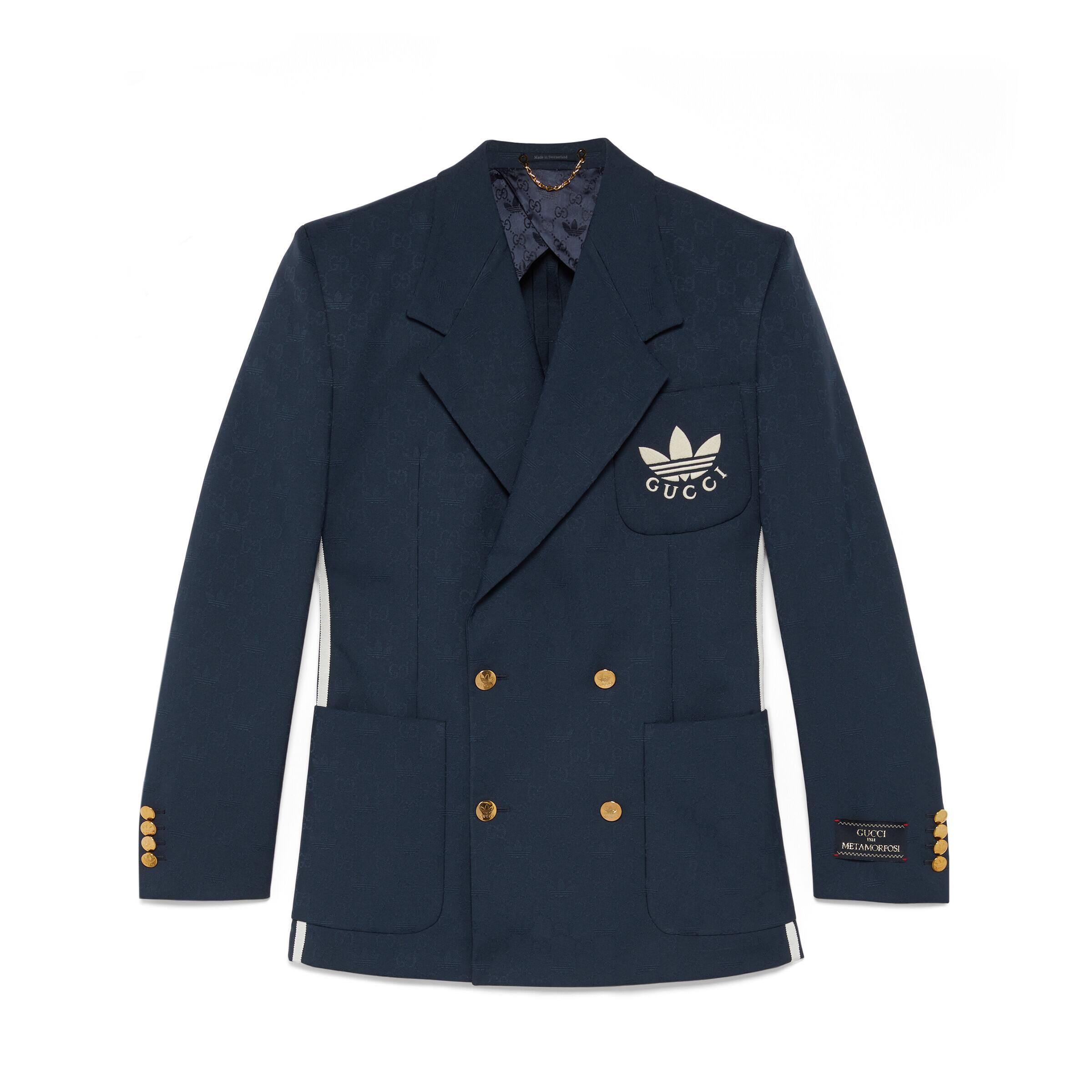 Gucci Adidas X Polyester Formal Jacket in Blue for Men Lyst
