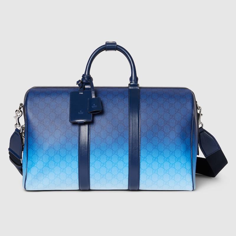 Gucci Chroma Medium Duffle Bag in Blue for Men | Lyst UK