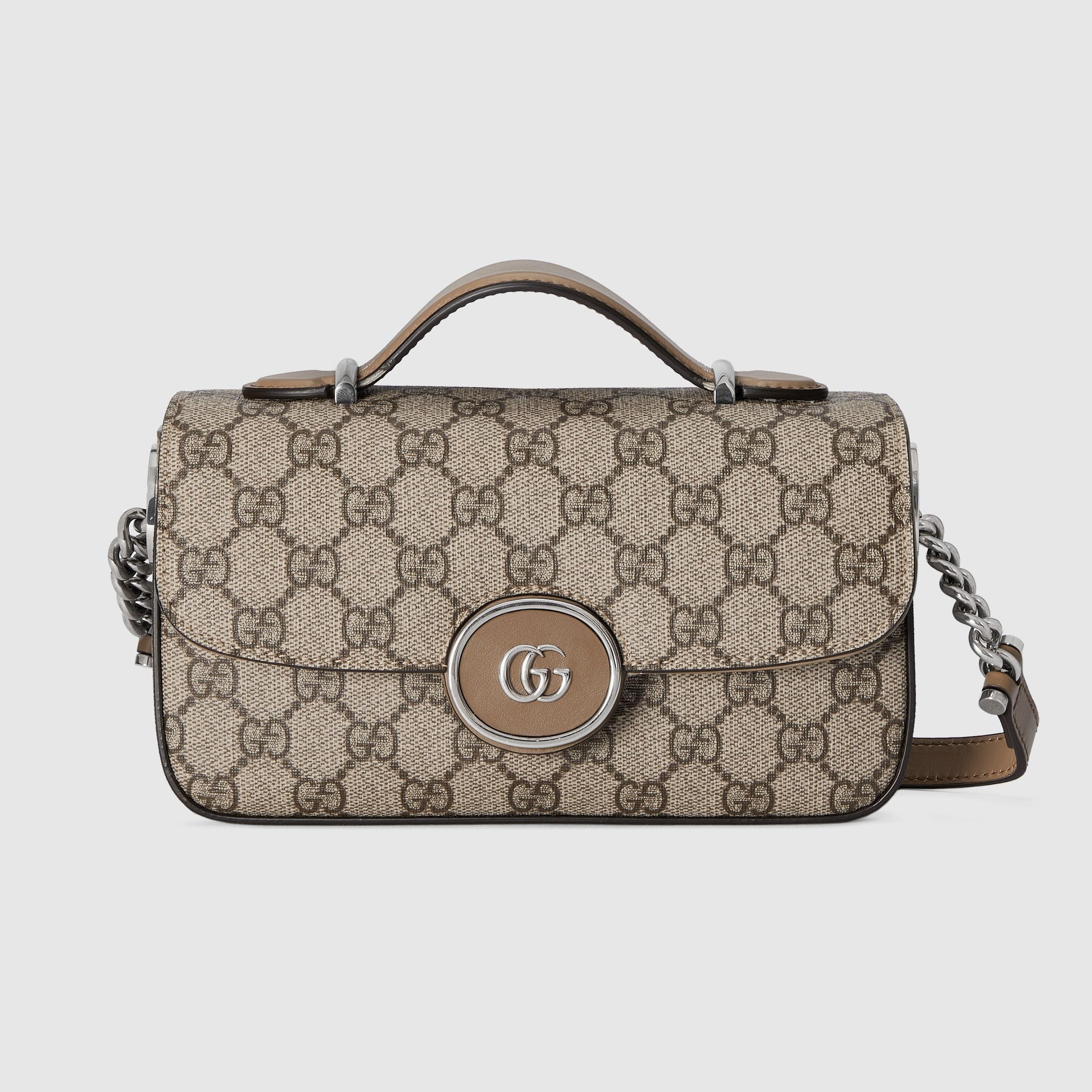 Gucci Petite GG Mini Shoulder Bag in Metallic
