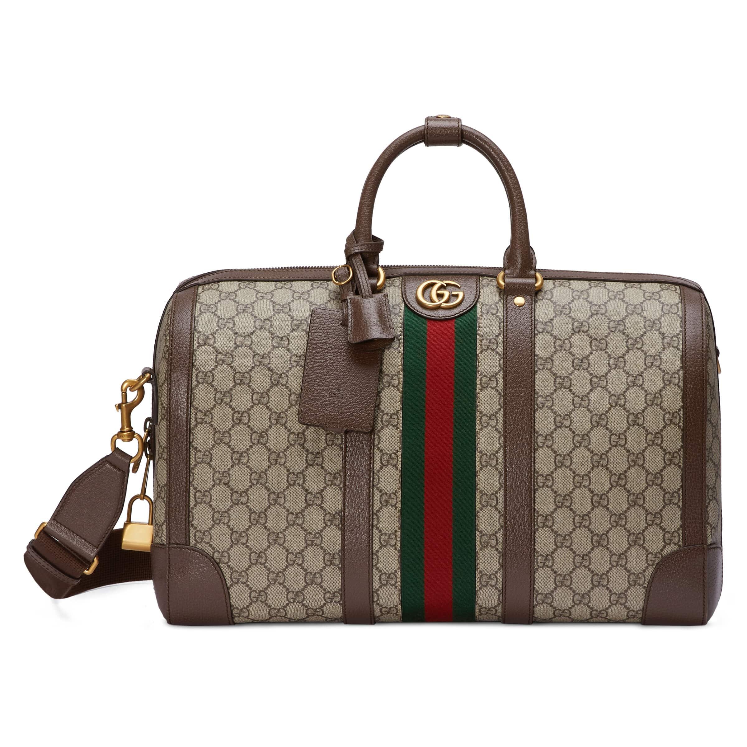 Gucci Savoy Small Duffle Bag in Brown for Men | Lyst