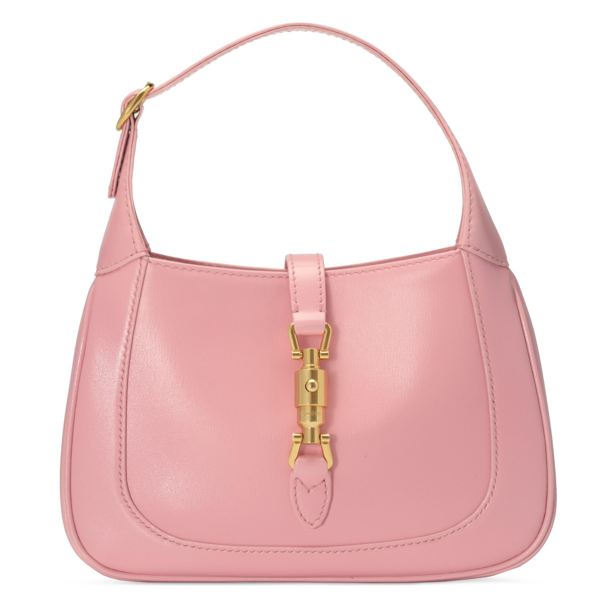 Gucci Leather Jackie 1961 Small Shoulder Bag in Pink - Save 8% | Lyst