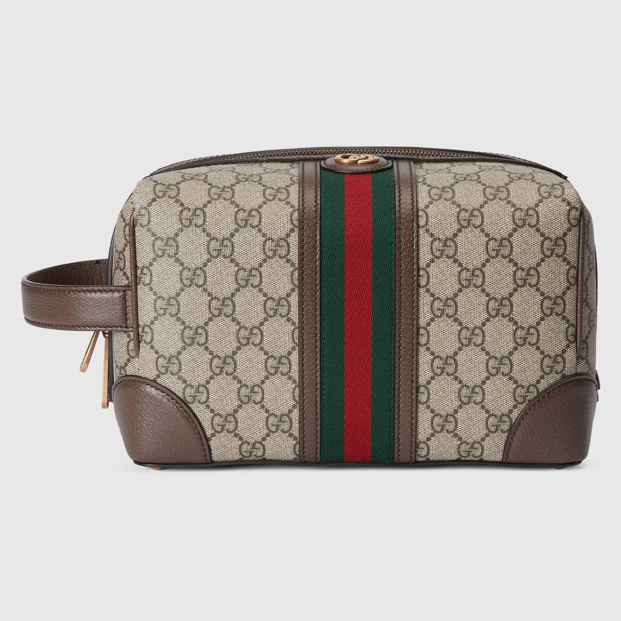 Gucci Savoy Toiletry Case in Metallic Lyst
