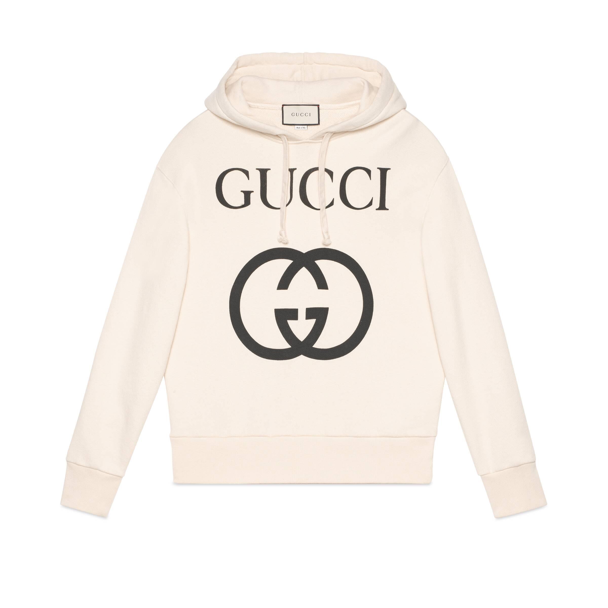 hooded sweatshirt with interlocking g