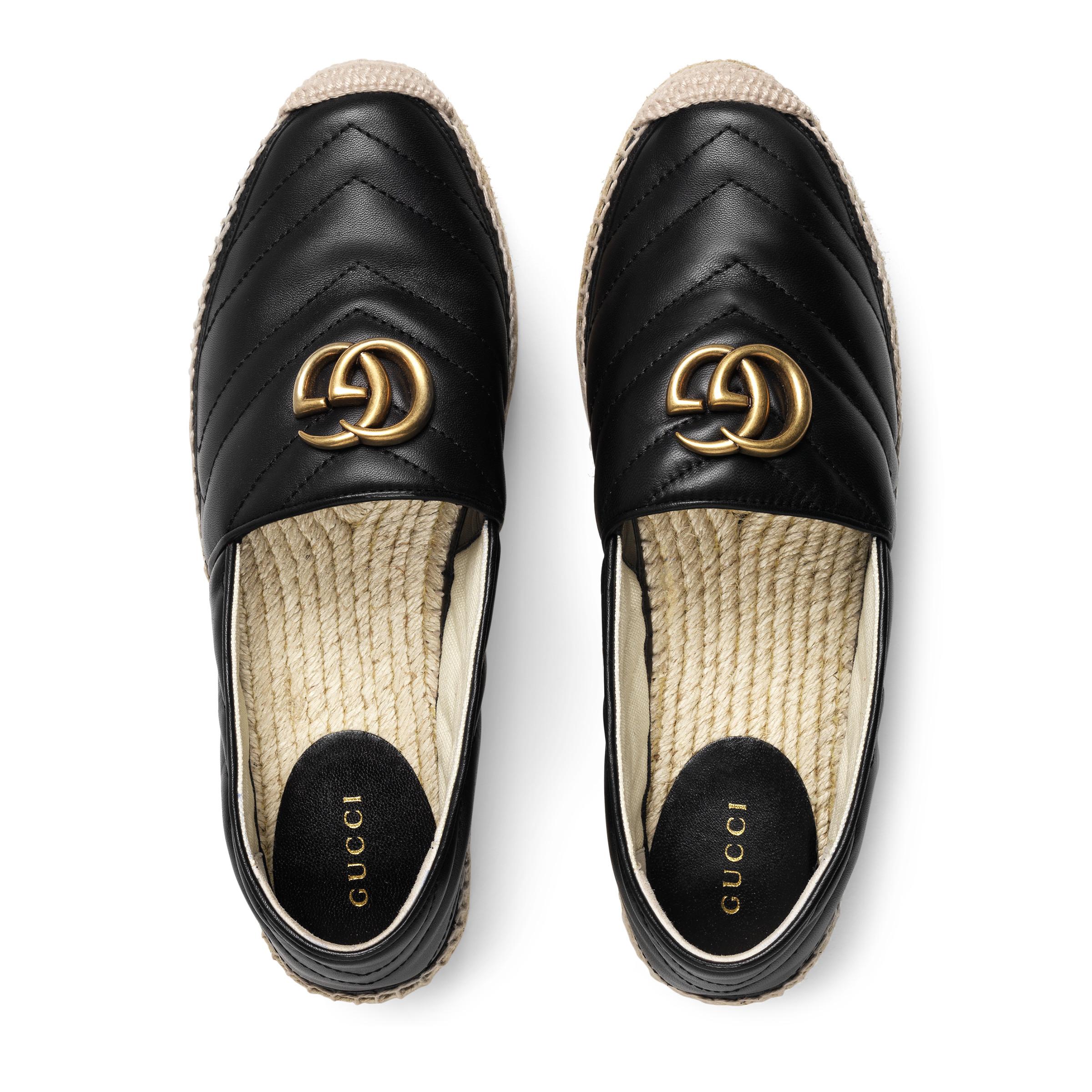 double g matelassé slides