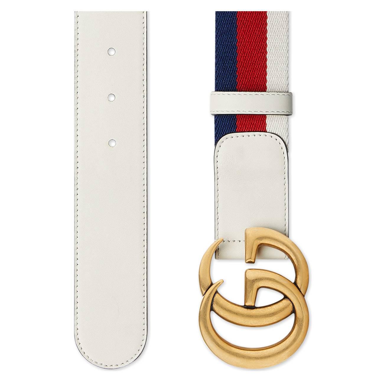 sylvie web belt with double g buckle