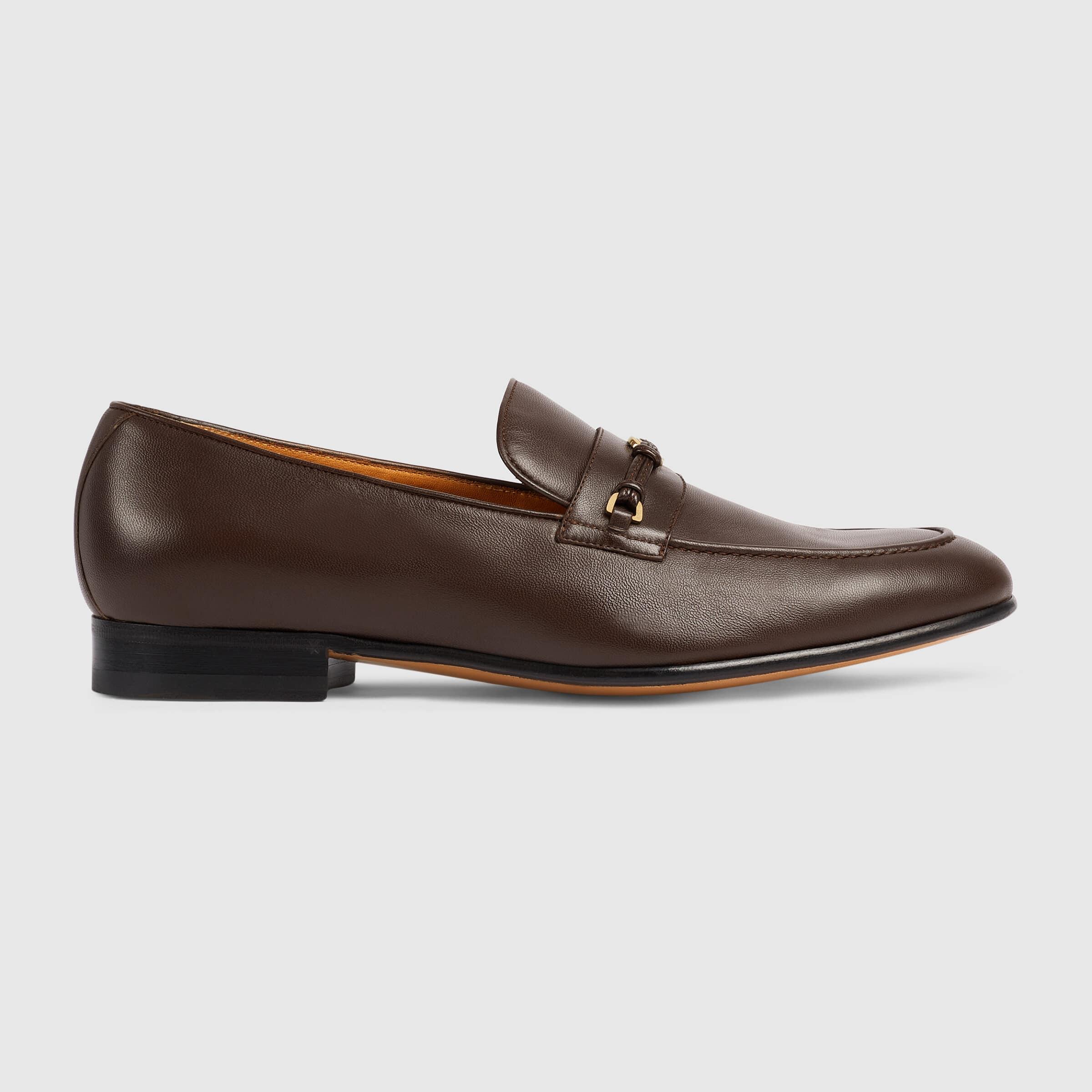 Gucci Loafer With Interlocking G in Brown for Men | Lyst