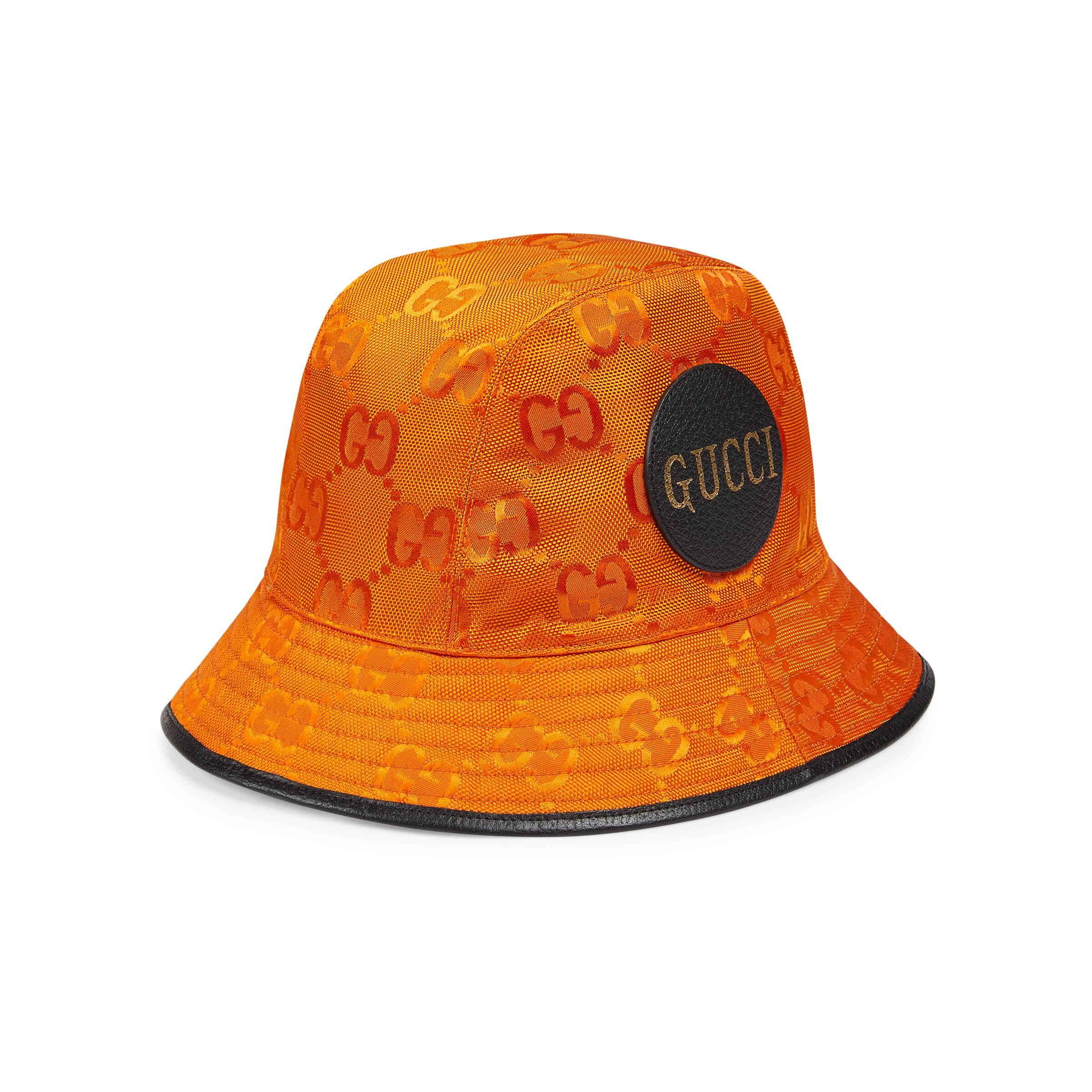 Gucci Off The Grid Bucket Hat in Orange for Men | Lyst