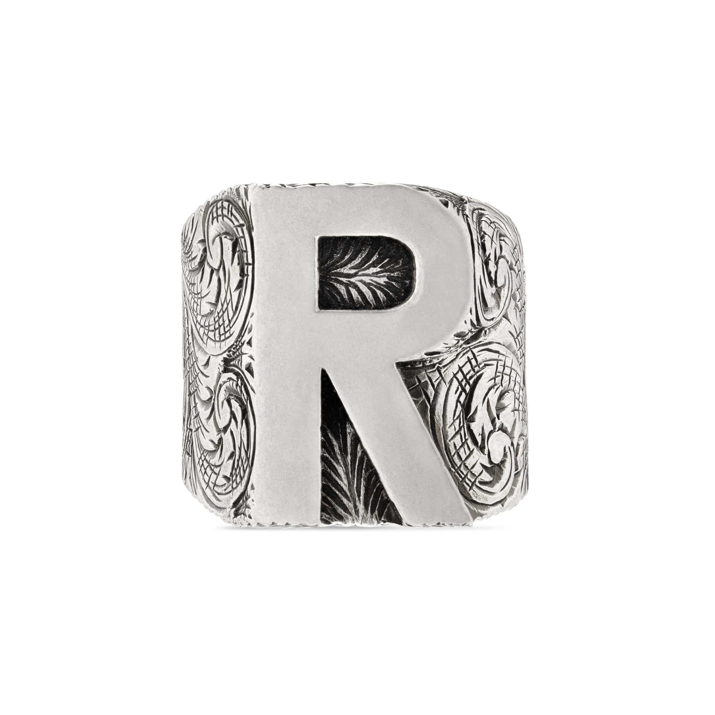 Gucci Letters 'r' Ring | Lyst