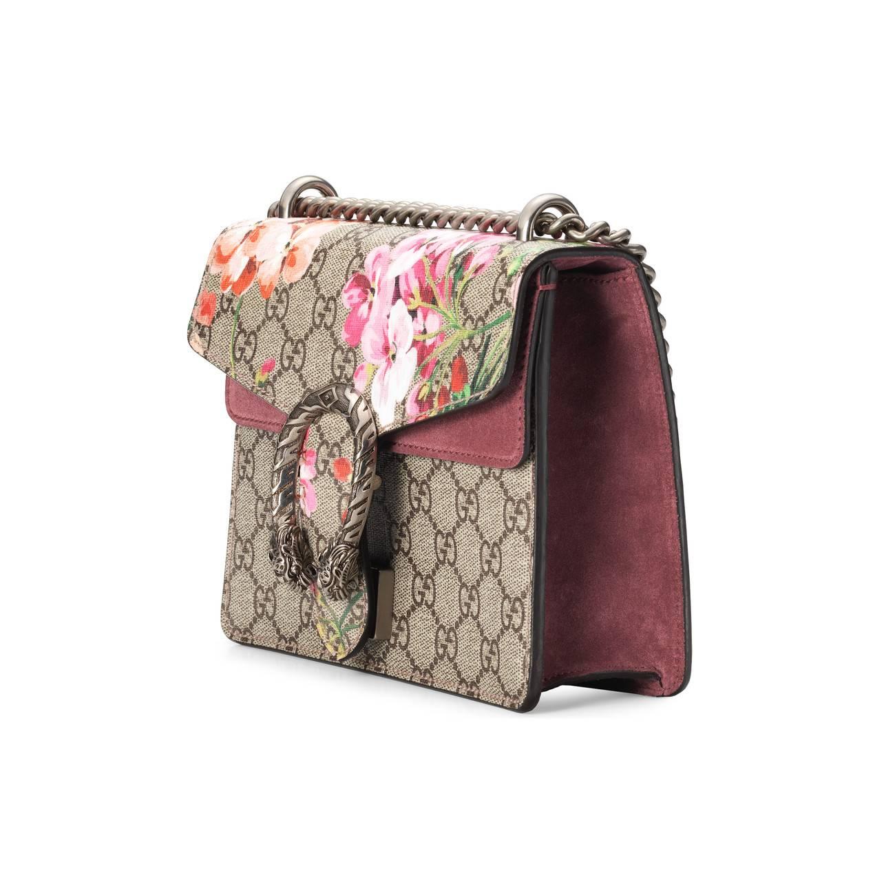 Gucci GG Supreme Blooms Dionysus Mini Crossbody Bag (SHG-29893