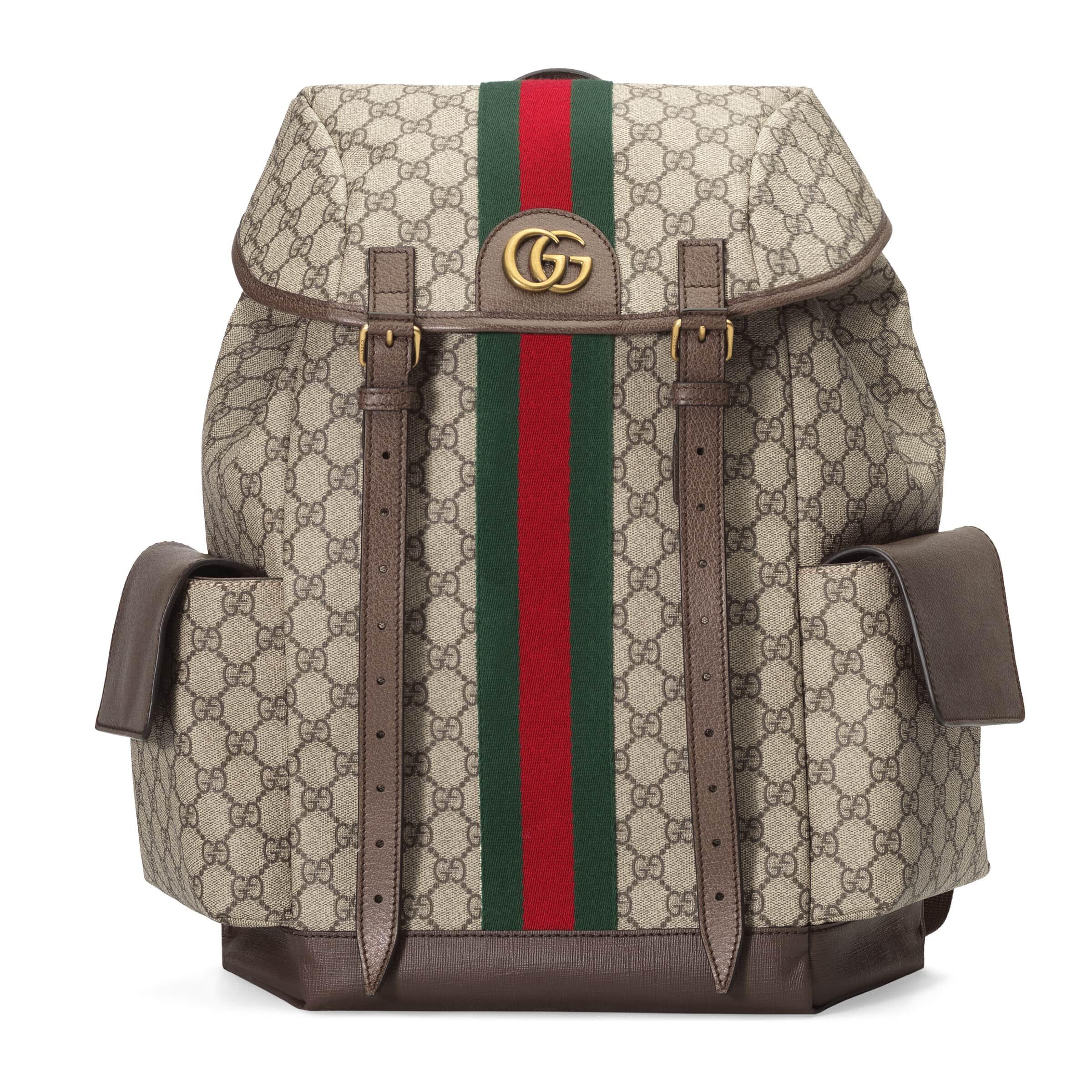 Gucci Ophidia Soft GG Supreme Large Tote Beige/Ebony in Canvas with Antique  Gold-tone - US