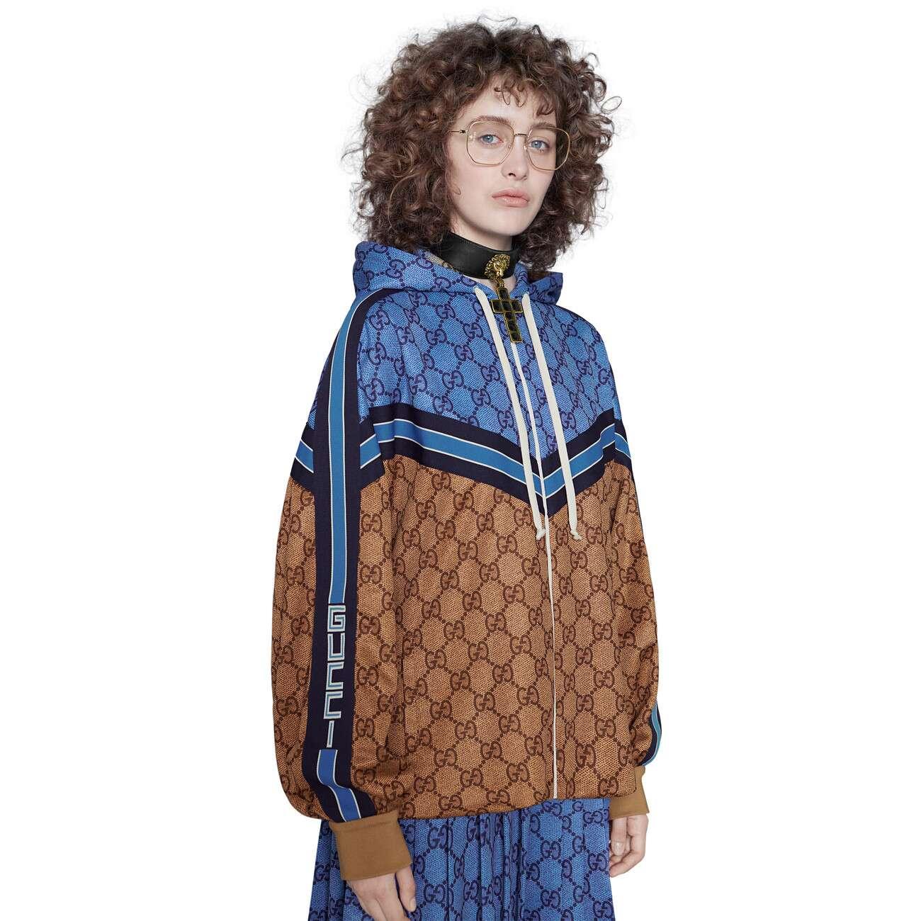 technical jersey jacket gucci